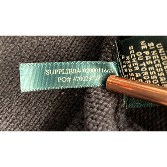 Ralph Lauren women's Geometric design Black Cotton Sweater plus size 2X - Picture 12 of 12